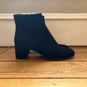 Margaux Black Suede Downtown Boot- Size 42